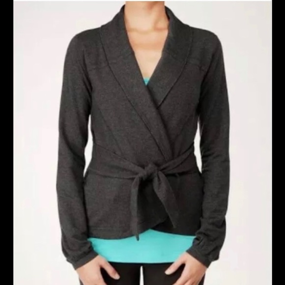 lululemon athletica Tops - Lululemon Dance Floss Travel black wrap. Size S